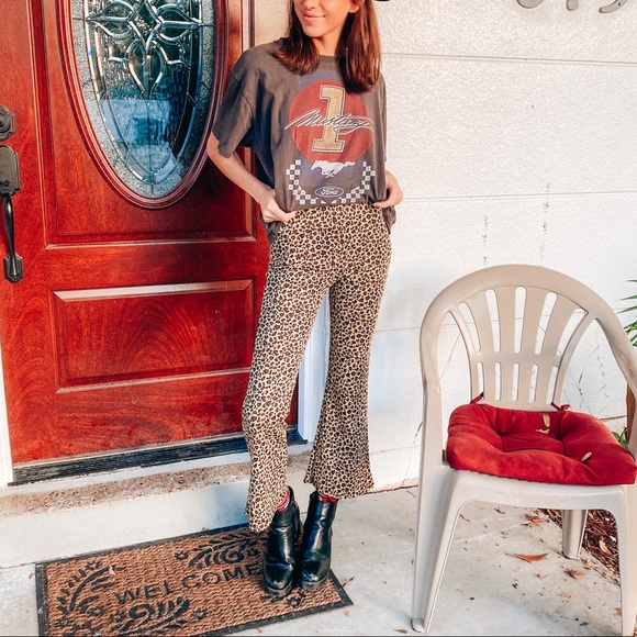 Forever21 Cheetah Print Pants - Picture 1 of 2